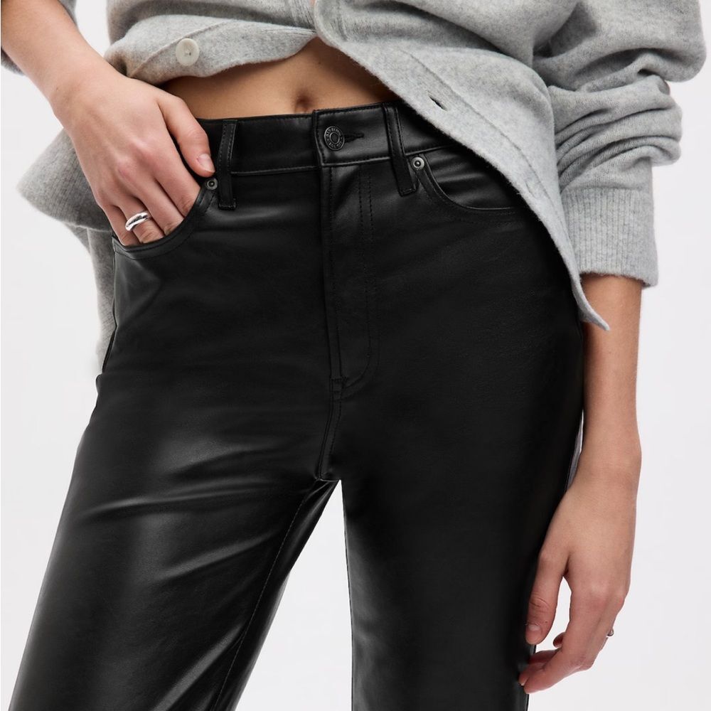 NWT Gap faux leather pants - Picture 3 of 5